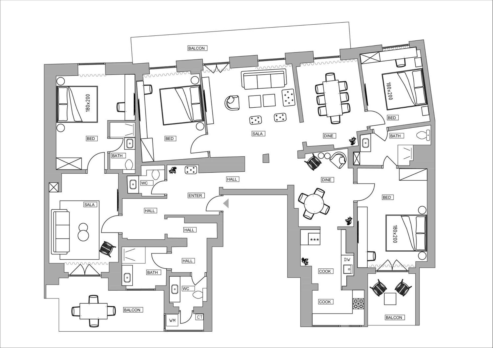 Loggia & Luxe 5Br Penthouse In Universitatii Area Bucureşti Ngoại thất bức ảnh